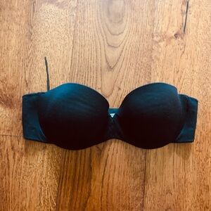Maidenform 36B black strapless bra